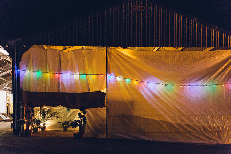 Chilled DIY Beach Front Cafe Cornwall Yellow Blue Wedding http://missgen.com/