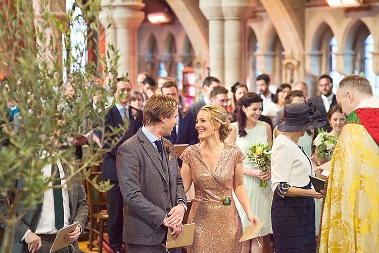 Home Made Countryside Spring Wedding Sequin Gold Dress Oxford http://www.cottoncandyweddings.co.uk/