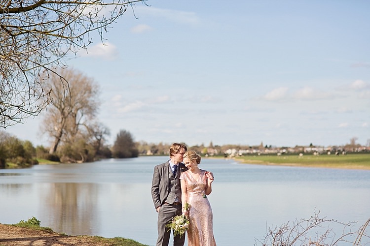 Home Made Countryside Spring Wedding Sequin Gold Dress Oxford http://www.cottoncandyweddings.co.uk/