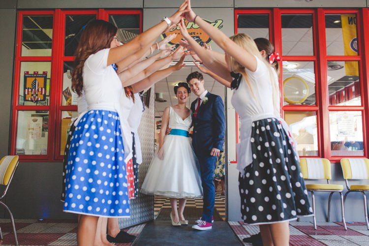 1950s Superhero Diner Wedding http://www.cherryredphotography.co.uk/
