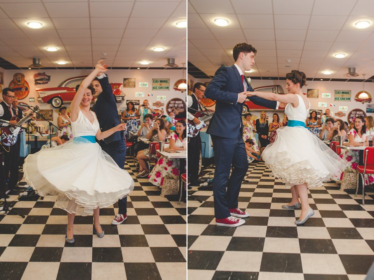 1950s Superhero Diner Wedding http://www.cherryredphotography.co.uk/
