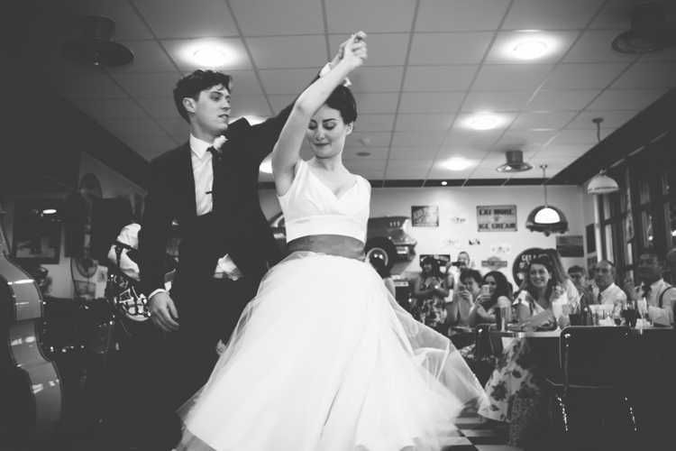 1950s Superhero Diner Wedding http://www.cherryredphotography.co.uk/