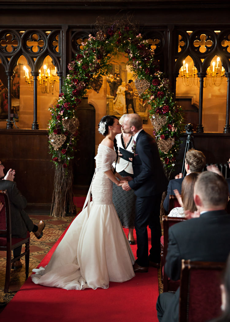 Dramatic Rich Rustic Harry Potter Wedding http://hbaphotography.com/