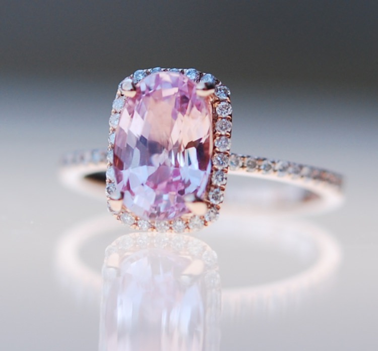 Sapphire Engagement Ring Eidel Precious Rose Gold