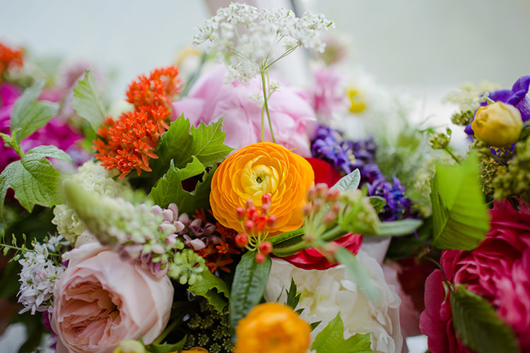 Vibrant Quirky Colourful Spring London Wedding http://www.ireneyapweddings.com/