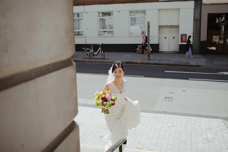 Vibrant Quirky Colourful Spring London Wedding http://www.ireneyapweddings.com/