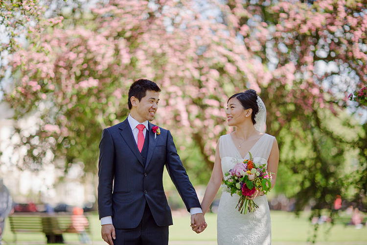 Vibrant Quirky Colourful Spring London Wedding http://www.ireneyapweddings.com/