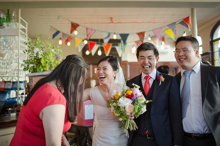 Vibrant Quirky Colourful Spring London Wedding http://www.ireneyapweddings.com/