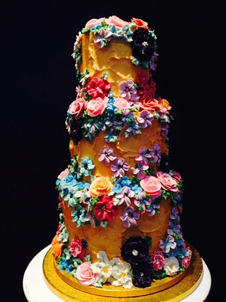 Butter Cream Wedding Cakes Unusual Unique Whimsical Emma Page