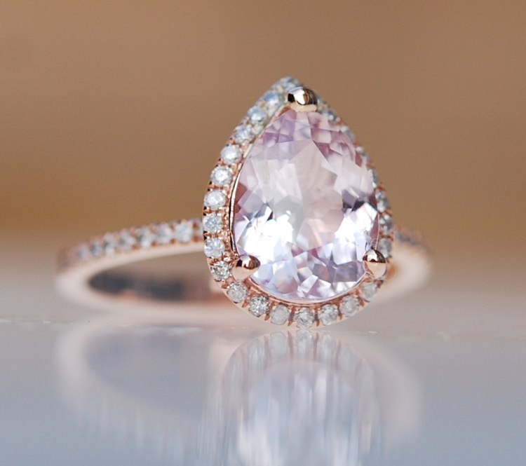 Sapphire Engagement Ring Eidel Precious Rose Gold