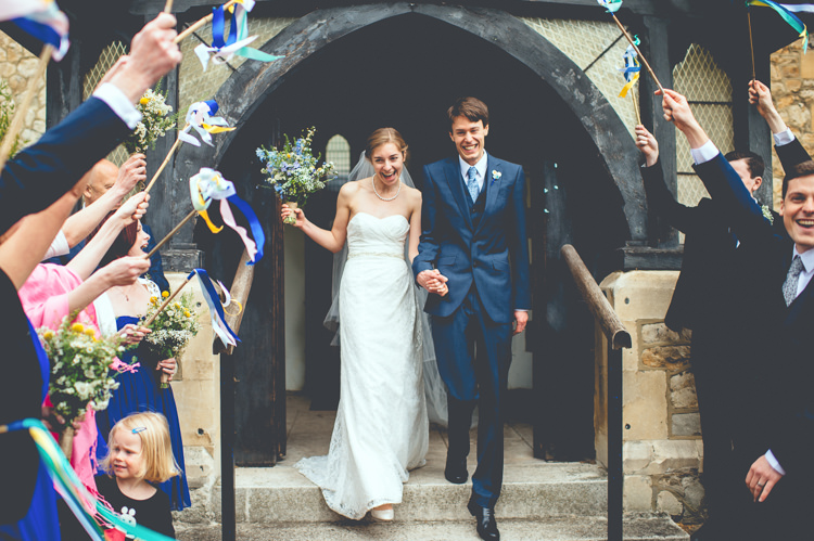 Stick Ribbons Confetti Fun Enchantment Under The Sea Dance Blue London Wedding http://bigbouquet.co.uk/