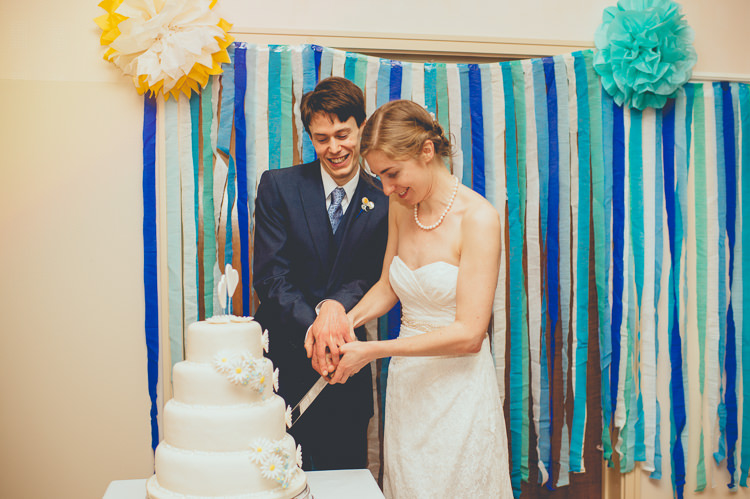 Streamers Backdrop Pom Poms Fun Enchantment Under The Sea Dance Blue London Wedding http://bigbouquet.co.uk/