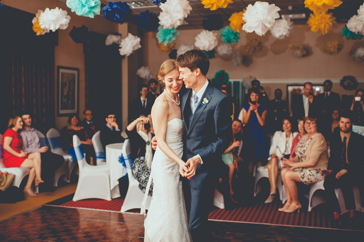 Fun Enchantment Under The Sea Dance Blue London Wedding http://bigbouquet.co.uk/
