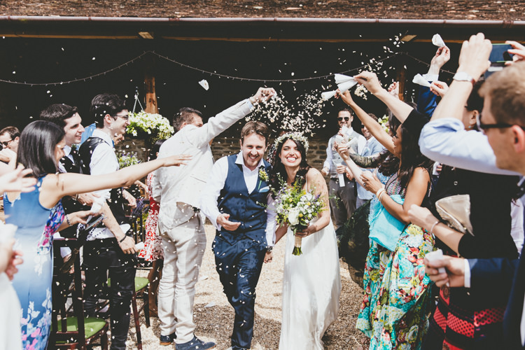 Confetti Relaxed Fun Rustic Countryside Barn Wedding http://www.paulunderhill.com/