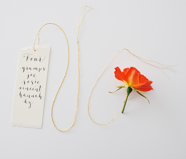 DIY Calligraphy Table Plan DIY Tutorial Flower Seating Chart
