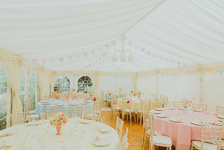 Marquee Back Garden Vintage Pastel Seaside Wedding http://photo.shuttergoclick.com/