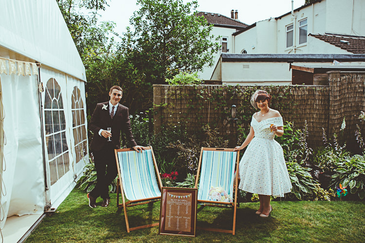 Back Garden Vintage Pastel Seaside Wedding http://photo.shuttergoclick.com/