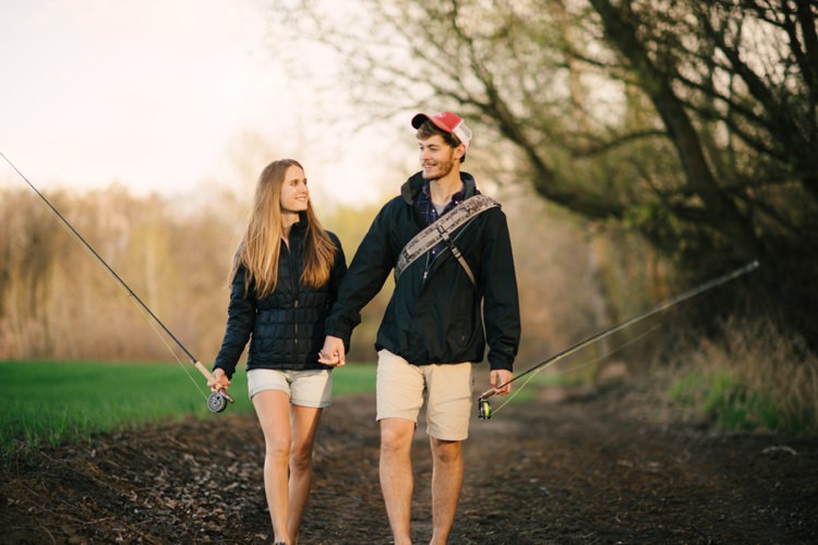 Adventurous Fly Fishing & Hiking Engagement in Washington http://www.wiltonphotography.com/
