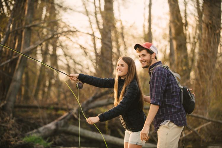 Adventurous Fly Fishing & Hiking Engagement in Washington http://www.wiltonphotography.com/ 