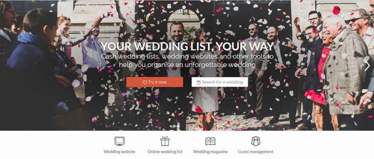 Zankyou – Wedding Website and Cash Gift List