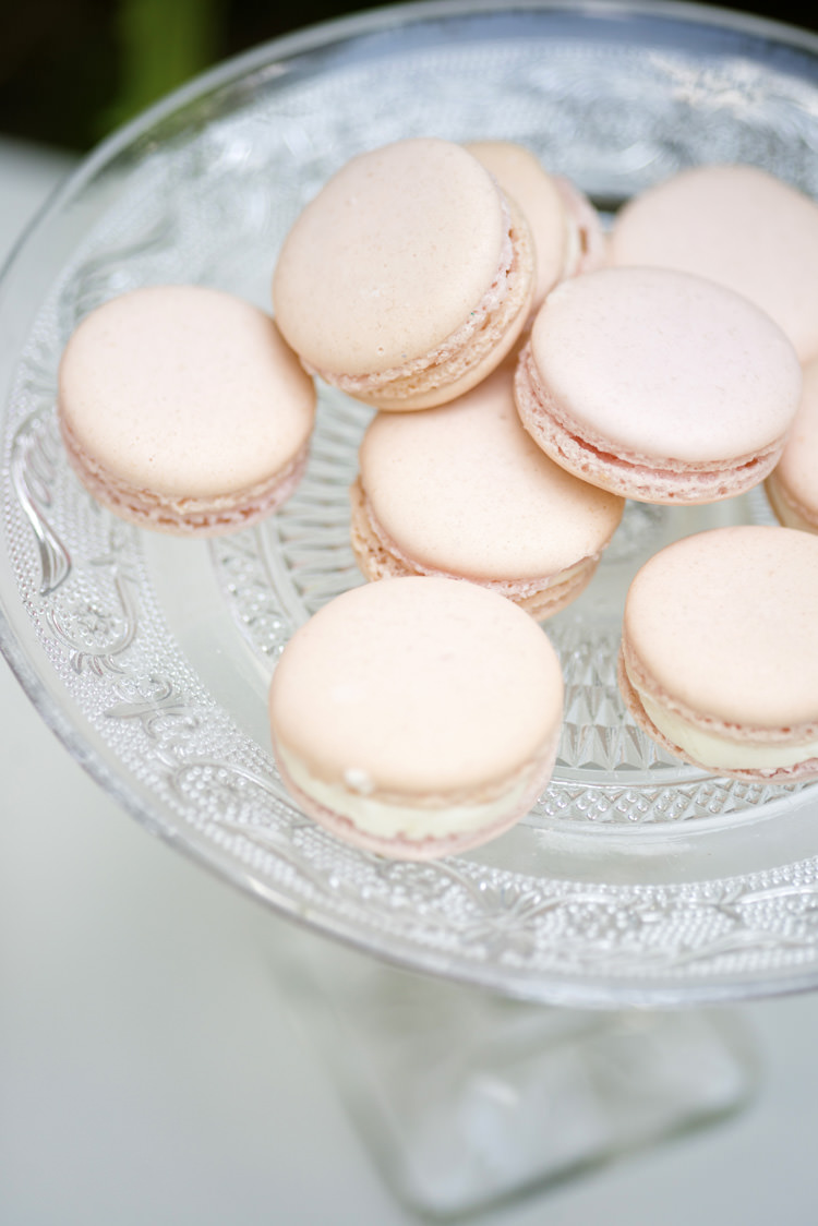 Macarons Quintessential English Elegant Soft Blush Blossom Wedding Ideas http://careysheffield.com/