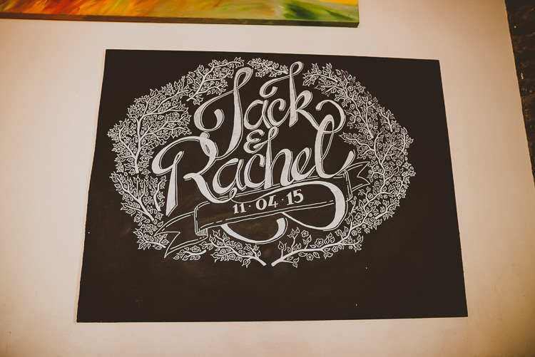 Blackboard Sign Street Party London Spring Flower Wedding http://www.modernvintageweddings.com/