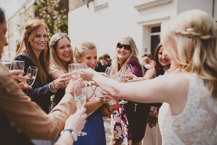 Street Party London Spring Flower Wedding http://www.modernvintageweddings.com/