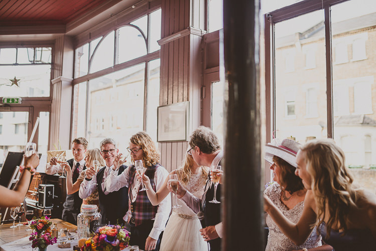 Street Party London Spring Flower Wedding http://www.modernvintageweddings.com/