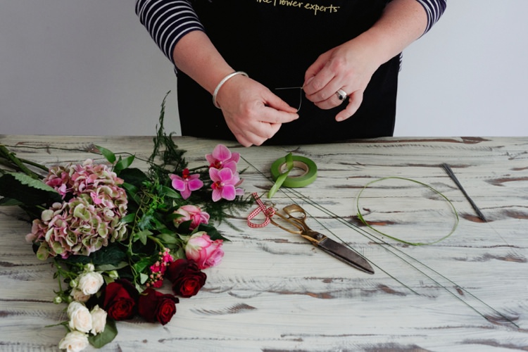 DIY Flower Crown Tutorial Bride Bridal Wedding Hair