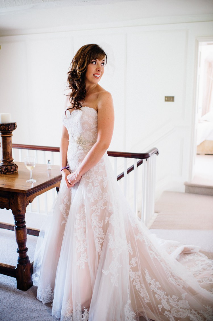 Strapless Lace Sweetheart Dress Bride Bridal Gown Garden Music Festival Double Decker Bus Marquee Wedding http://www.mariannechua.com/
