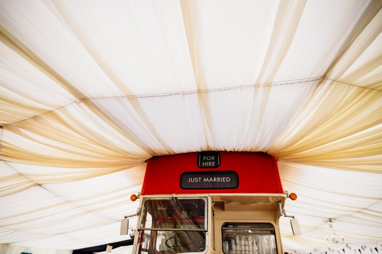 Garden Music Festival Double Decker Bus Marquee Wedding http://www.mariannechua.com/