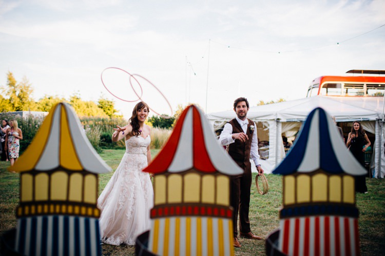Garden Music Festival Double Decker Bus Marquee Wedding http://www.mariannechua.com/