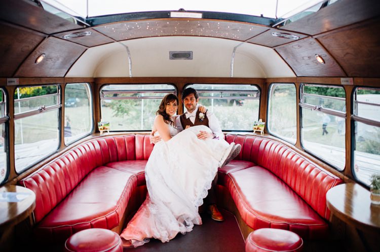 Garden Music Festival Double Decker Bus Marquee Wedding http://www.mariannechua.com/