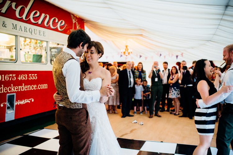 Garden Music Festival Double Decker Bus Marquee Wedding http://www.mariannechua.com/