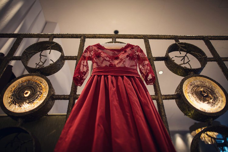 Unique Decadent Masked Ball Wedding Red Dress http://assassynation.co.uk/
