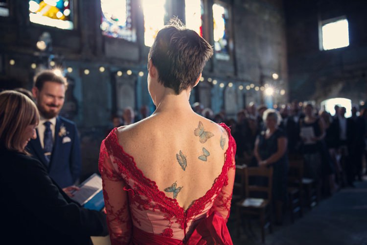 Unique Decadent Masked Ball Wedding Red Dress http://assassynation.co.uk/