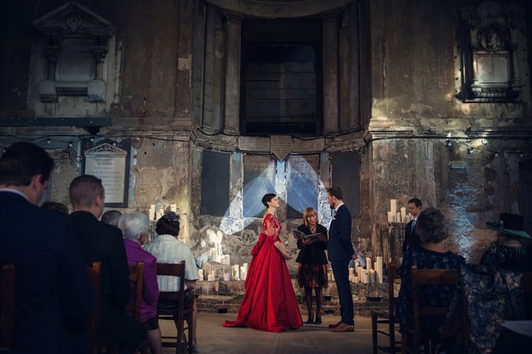 Unique Decadent Masked Ball Wedding Red Dress http://assassynation.co.uk/