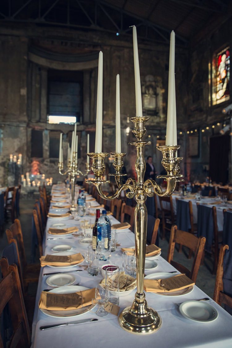 Candelabras Unique Decadent Masked Ball Wedding Red Dress http://assassynation.co.uk/