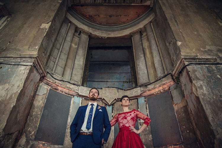 Unique Decadent Masked Ball Wedding Red Dress http://assassynation.co.uk/