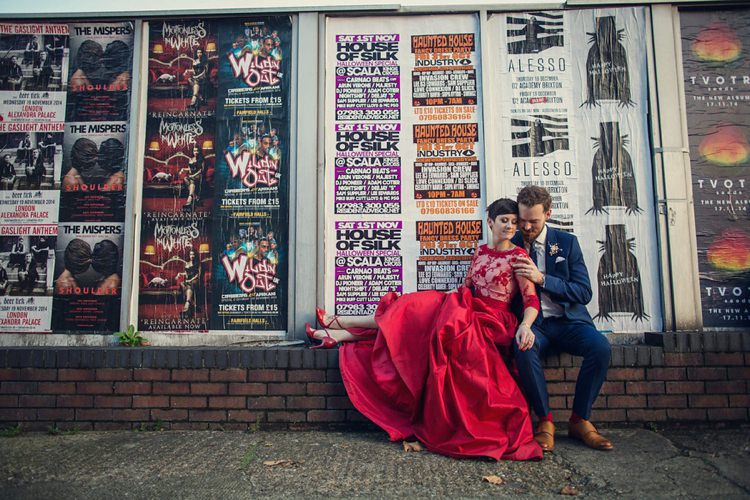 Unique Decadent Masked Ball Wedding Red Dress http://assassynation.co.uk/
