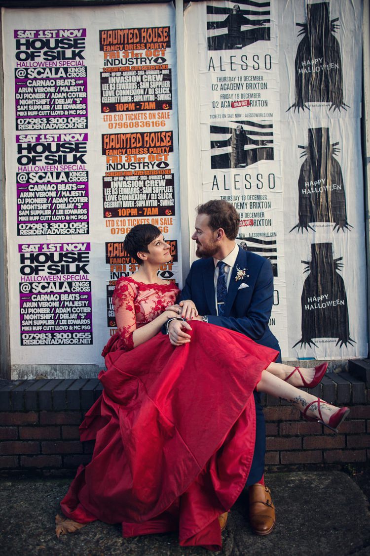 Unique Decadent Masked Ball Wedding Red Dress http://assassynation.co.uk/