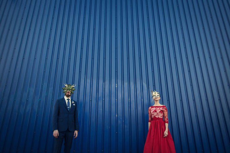 Unique Decadent Masked Ball Wedding Red Dress http://assassynation.co.uk/