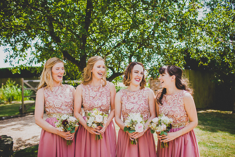 Bridesmaid Dresses Rustic Dusky Pink Gold Picnic Marquee Wedding http://jonnymp.com/