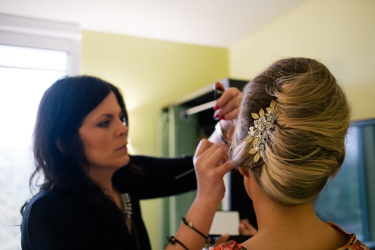 Bride Bridal Hair Up Do Style Whimsical Peter Pan Inspired Wedding http://cararufenacht.com/