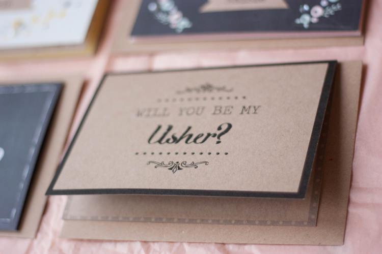 Will You Be My Bridesmaid Usher Best Man Groomsmen Flowergirl Page Boy Maid of Honour Wedding Cards Stationey norma&dorothy