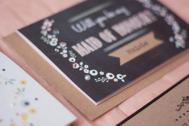Will You Be My Bridesmaid Usher Best Man Groomsmen Flowergirl Page Boy Maid of Honour Wedding Cards Stationey norma&dorothy