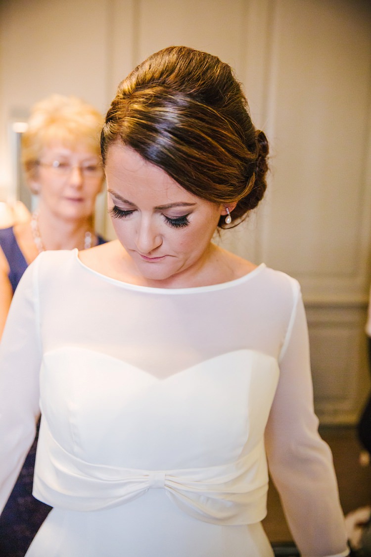 Chignon Hair Bride Bridal Style Vintage Village Hall Geek DIY Wedding http://www.theimagegarden.co.uk/