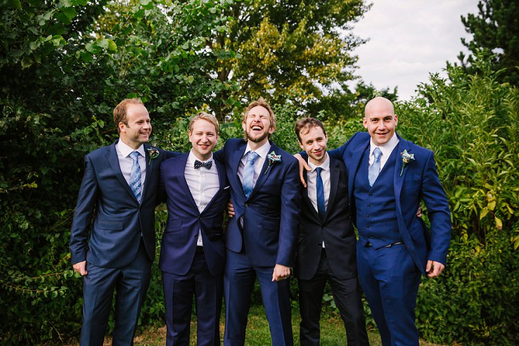 T M Lewin Blue Suit Groom Vintage Village Hall Geek DIY Wedding http://www.theimagegarden.co.uk/