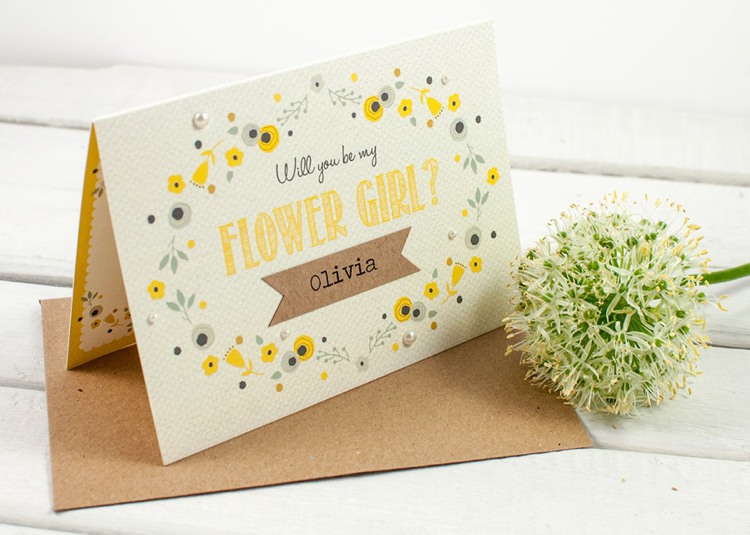 Will You Be My Bridesmaid Usher Best Man Groomsmen Flowergirl Page Boy Maid of Honour Wedding Cards Stationey norma&dorothy