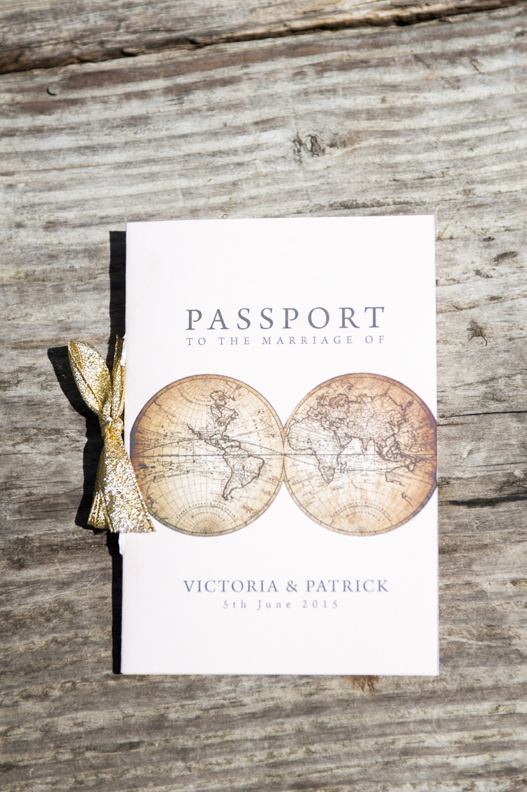 Passport Travel Stationery Stylish Beach Mermaid Wonderland Wedding http://www.sourceimages.co.uk/